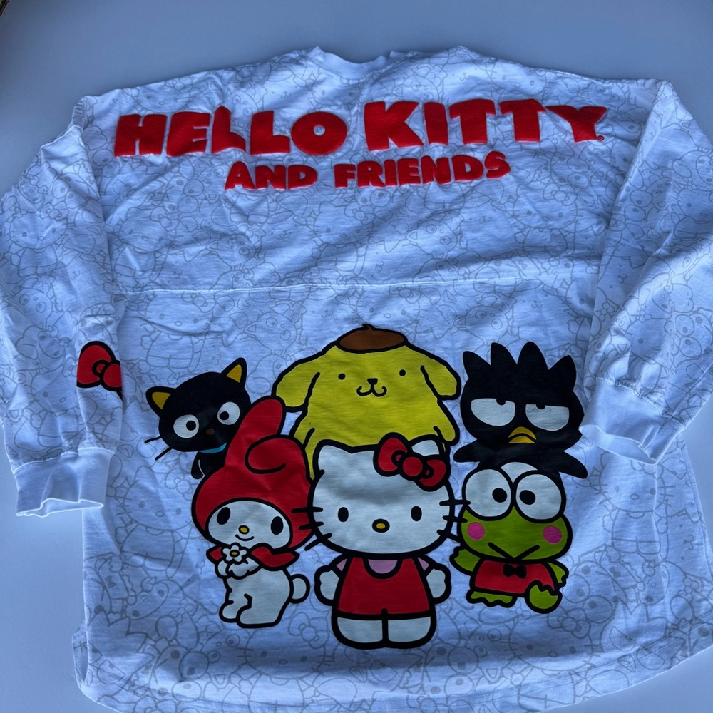 Universal Studios X Sanrio Hello Kitty and Friends White Spirit Jersey Size XL